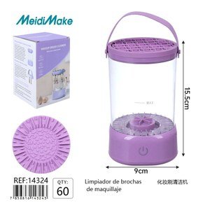 Limpiador de brochas de maquillaje