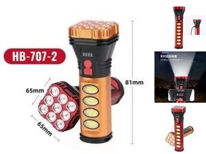 Linterna solar recargable USB