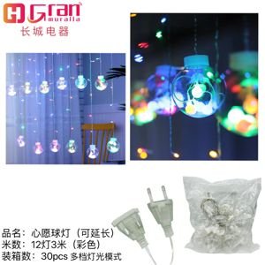Luces en forma de bolas en RGB de 3M con 12 luces 12 3