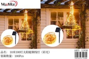 Luces navidenas solares 10 100