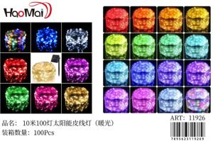 Luces navidenas solares 10 100