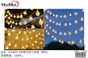 Luces navidenas solares 6 40