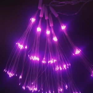 Luz de fuegos artificiales en polvo 5 distancia de suspensión 70cm 220V 75 luces
