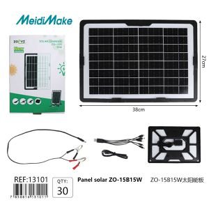 Paneles solares ZO-15B 15W