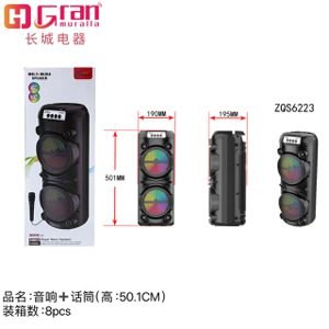 Parlante bluetooth 6" con microfono ( 50.1CM)