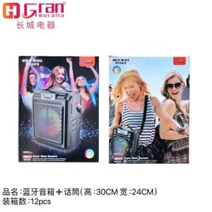 Parlante bluetooth con microfono + 30CM. 24CM)