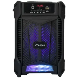 Parlante bluetooth pendrive,bluetooth, fm,luces KTX1203