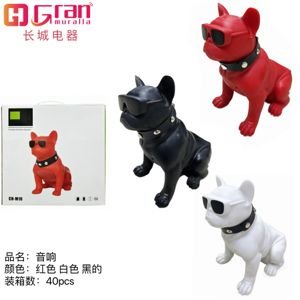 Parlante con diseno de perro, bluetooth, pendrive CH-M10