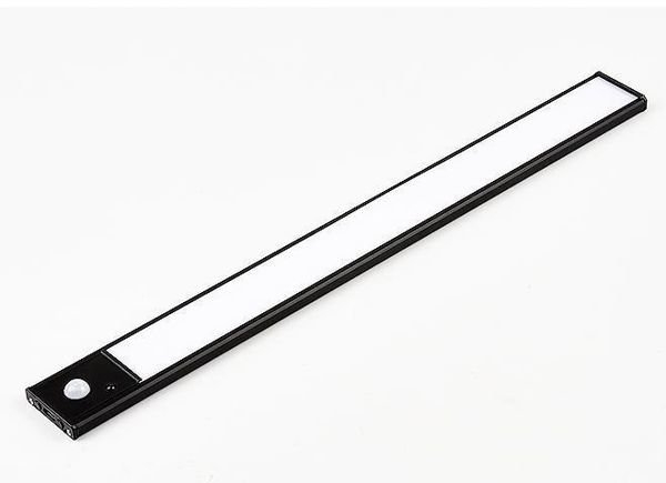 Sensor de luz para armario regulable en 3 colores negro 30cm plástico 600ml
