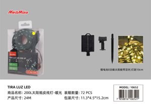 Solar luces navideñas 200L