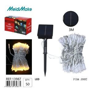 Solar luces navideñas 3*2 200