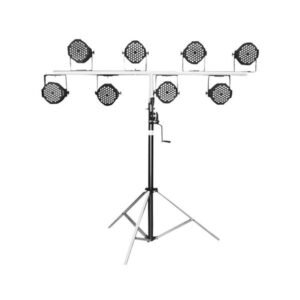 Soporte de luz de escenario de una sola capa de 3 m 6 cabezales