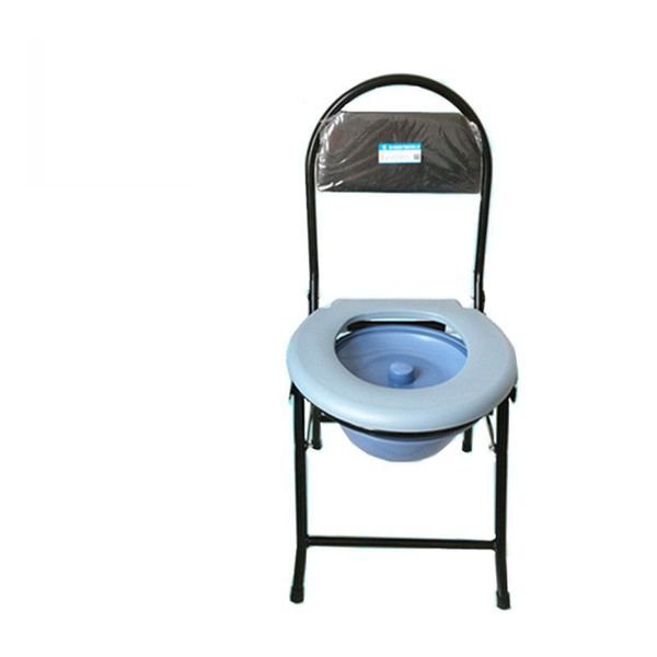 Taburete plegable con inodoro