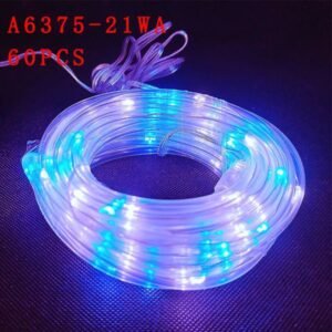 Tubo de luz solar 5 metros 100 luces blanco azul